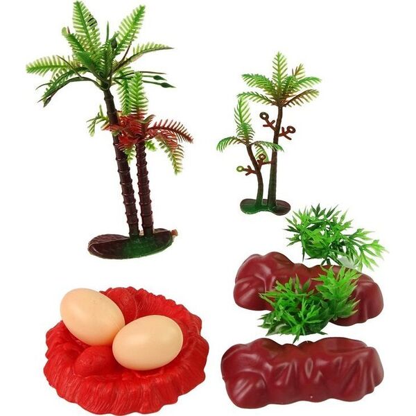 LeanToys Zestaw Figurek Dinozaurów z Akcesoriami 21 Sztuk 13674798 5905515355520