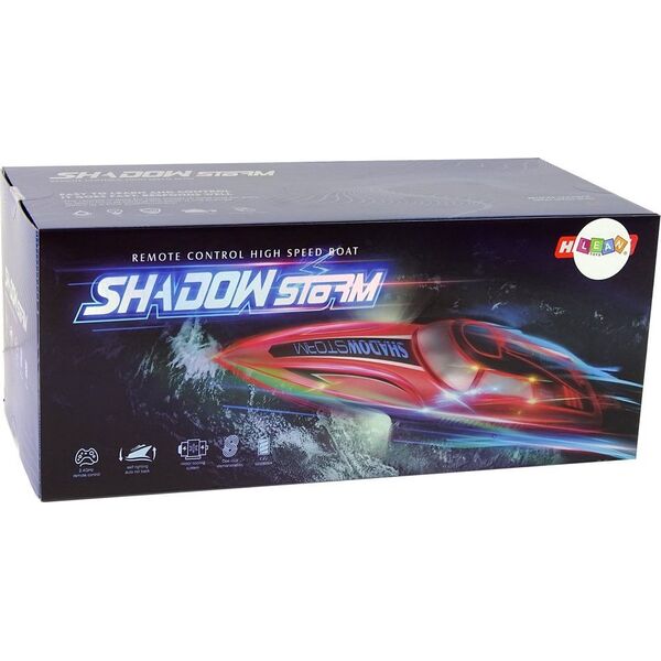 LeanToys Motorówka R/C 2,4G Czerwona 20-25 km/h 13674836 5905515357371