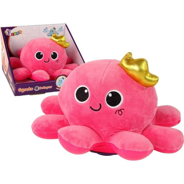 LeanToys Maskotka Ośmiornica Światła Dźwięki Różowa 13674846 5905515357548
