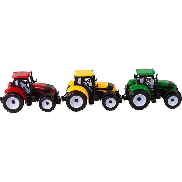 LeanToys Zestaw Traktorów Rolniczych Farma 3 Sztuki Kolorowe 13674868 5905515357937