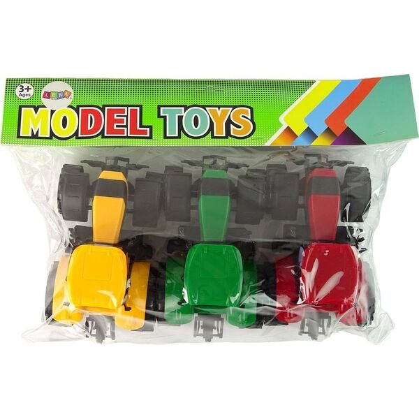 LeanToys Zestaw Traktorów Rolniczych Farma 3 Sztuki Kolorowe 13674868 5905515357937