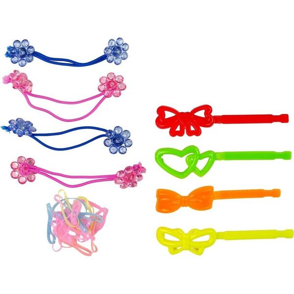 LeanToys Zestaw Do Farbowania Włosów Dla Dzieci 5 Farb Gumki 13674891 5905515358392