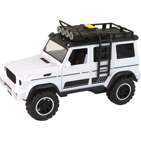 LeanToys Auto Samochód Terenowe Białe Dźwięk Światła Pojazd  1:14 13674892 5905515358477