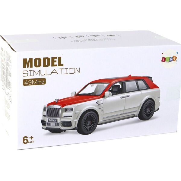 LeanToys Auto R/C 1:20 Biało-Czerwone Samochód Pilot 13674902 5905515358651