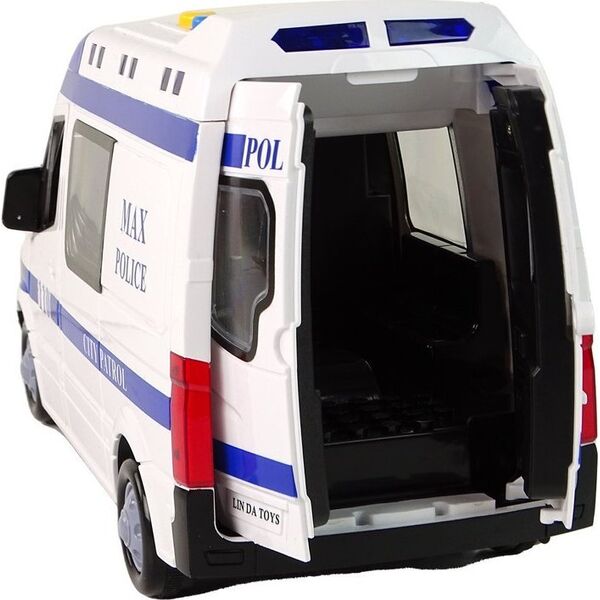 LeanToys Radiowóz Auto Policyjne Napęd Frykcyjny Dźwięki Światło 13674904 5905515358682