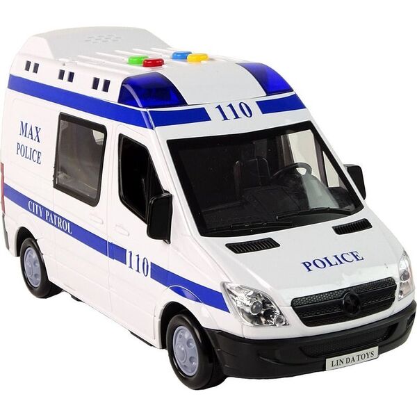 LeanToys Radiowóz Auto Policyjne Napęd Frykcyjny Dźwięki Światło 13674904 5905515358682