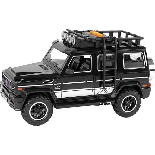 LeanToys Czarne Auto Terenowe Napęd Frykcyjny Dźwięki 13674905 5905515358743