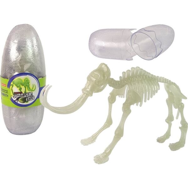 LeanToys Świecący W Ciemności Szkielet 3D Dinozaury Mamut w Jajku 13674941 5905515359825