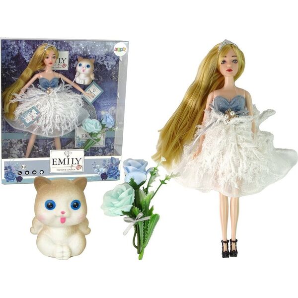 LeanToys Lalka Dla Dzieci Emily Kotek Kwiaty 13674946 5905679070024