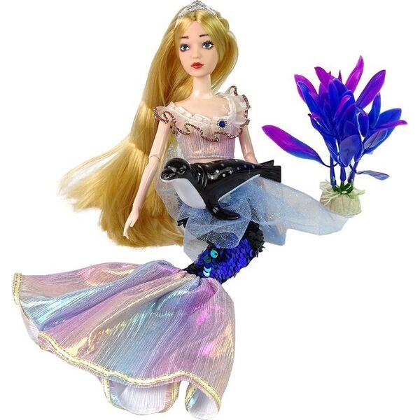 LeanToys Lalka Dla Dzieci Emily Syrenka Zielona Akcesoria 13674951 5905515359917