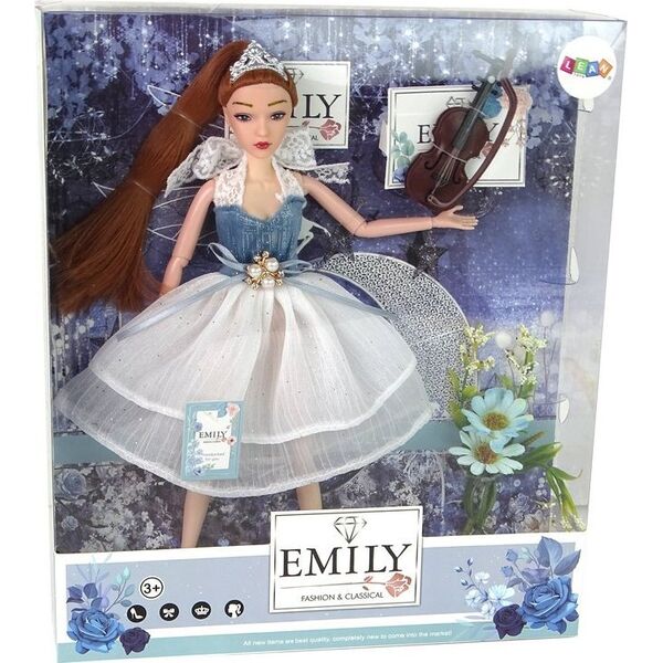 LeanToys Lalka Dla Dzieci Emily Skrzypce Kwiaty 13674952 5905679070031