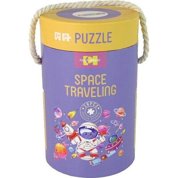 LeanToys Puzzle w Tubie Kosmos 28 Elementów 13674956 5905679070338