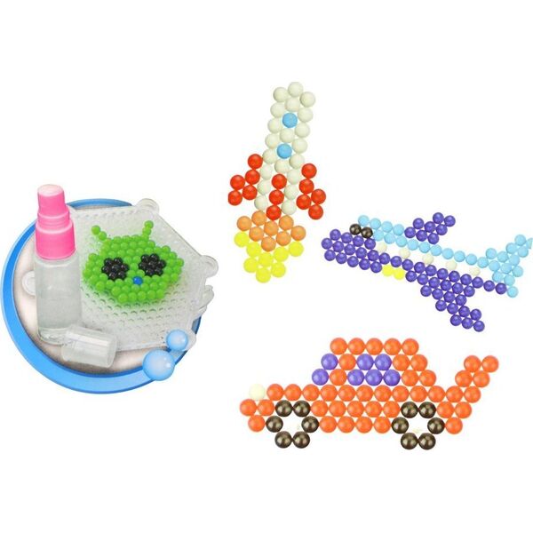 LeanToys Zestaw Koralików Wodnych DIY Magiczne Koraliki 8 Kolorów Środki Transportu 13675042 5905679073087