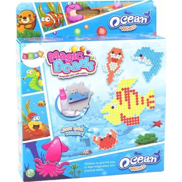 LeanToys Zestaw Koralików Wodnych DIY Magiczne Koraliki 8 Kolorów Zwierzęta Morskie 13675047 5905679073438