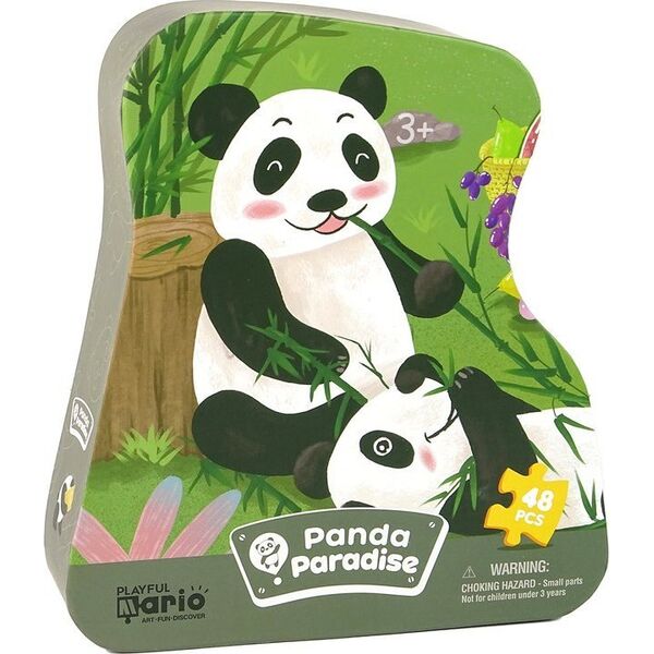 LeanToys Puzzle Panda Las Bambusowy 48 Elementów 13675074 5905679074510