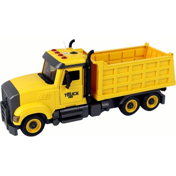 LeanToys Auto Ciężarówka Do Składania Dźwięki Żółta 13675075 5905679074633