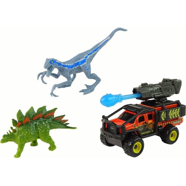 LeanToys Dinozaury Figurki Zestaw Auto Rakieta Niebieski 13675085 5905679074916