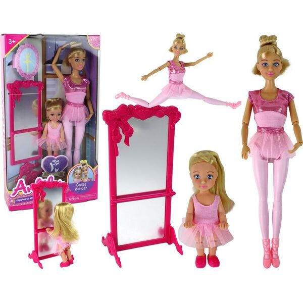 LeanToys Lalka Anlily Mama z Dzieckiem Baletnica Lalki 13675172 5905679077511