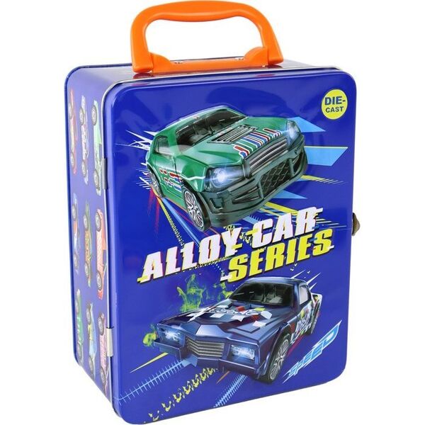 LeanToys Zestaw Pojazdów Napęd Frykcyjny W Skrzynce Metal 6 ele 13675236 5905679078587