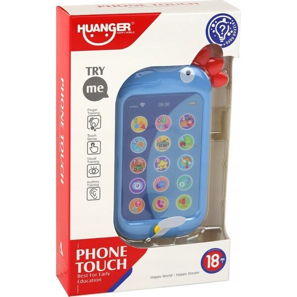 LeanToys Telefon Edukacyjny Nauka Angielskiego Kurczak Wac A Mole Niebieski 13675738 5905991002338
