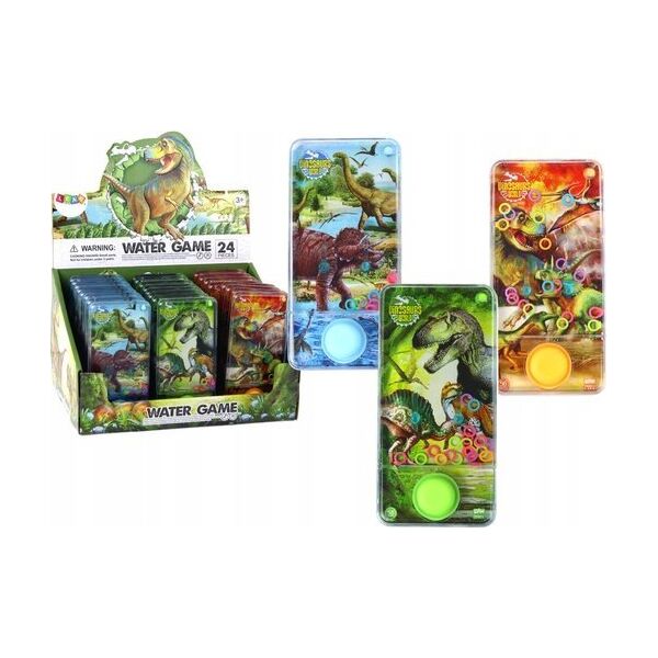 LeanToys Zręcznościowa Gra Wodna Dinozaury Niebieska Zielona Pomarańczowa 13675765 5905991003151