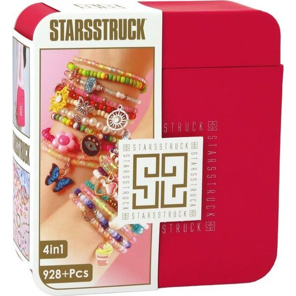 LeanToys Zestaw Piękności Do Tworzenia Biżuterii W Szkatułce Zawieszki Spinki 13675806 5905991004165