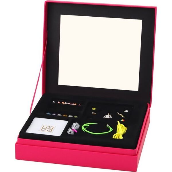 LeanToys Zestaw do Tworzenia Bransoletek Biżuterii Zawieszki Koraliki 13675816 5905991004219