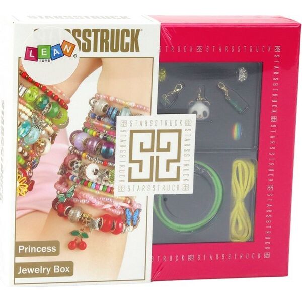 LeanToys Zestaw do Tworzenia Bransoletek Biżuterii Zawieszki Koraliki 13675816 5905991004219