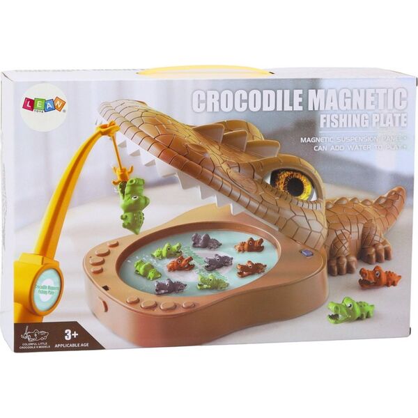 LeanToys Gra Łowienie Krokodyli Magnetyczna Krokodyl Brązowy 13675820 5905991004288