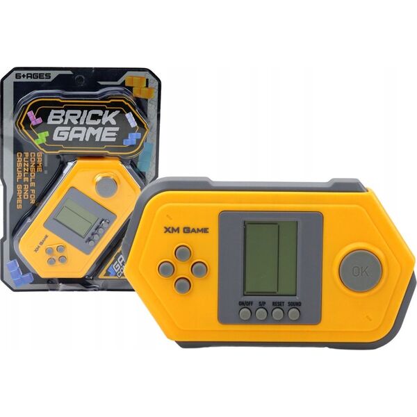 LeanToys Gra Konsola Elektroniczna Tetris Brick Game Szaro - Żółta 13675823 5905991004349