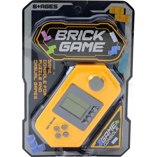LeanToys Gra Konsola Elektroniczna Tetris Brick Game Szaro - Żółta 13675823 5905991004349