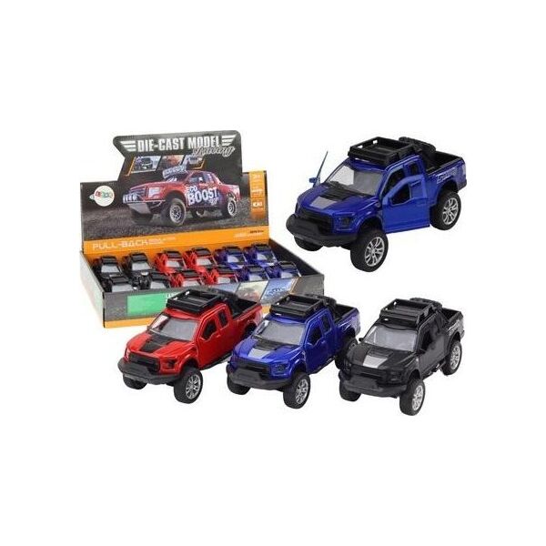 LeanToys Resorak Aluminiowy Autko Terenowe Napęd Czerwony Niebieski Czarny 13675859 5905991004837