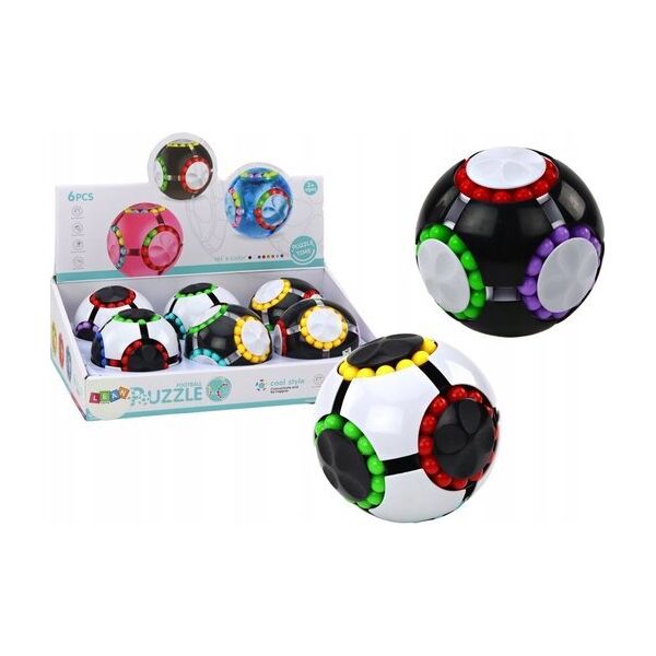 LeanToys Magiczna Kula Łamigłówka Kulka Gra Logiczna Kulka Kolorowa 13675956 5905991006305