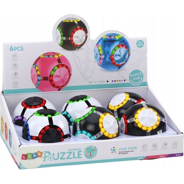 LeanToys Magiczna Kula Łamigłówka Kulka Gra Logiczna Kulka Kolorowa 13675956 5905991006305