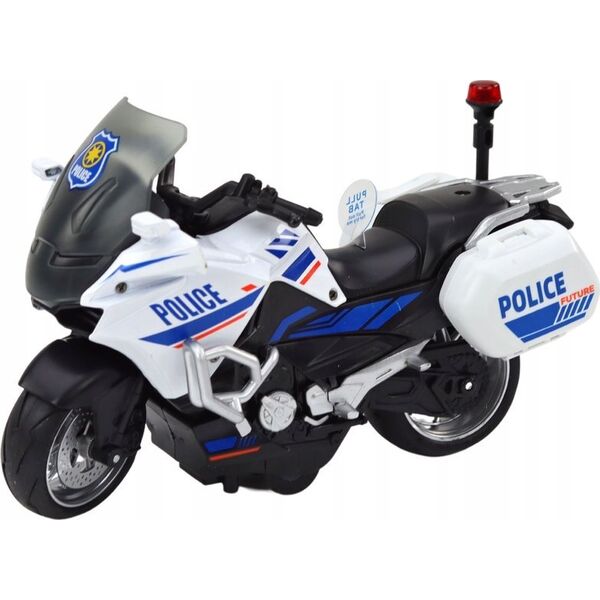 LeanToys Motocykl Z Napędem Frykcyjnym Skala 1:10 Policyjny Sportowy 13675996 5905991006930