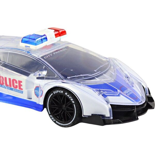 LeanToys Policyjne Auto Sportowe Zdalnie Sterowane RC Skala 1:16 Światła 13676003 5905991006961