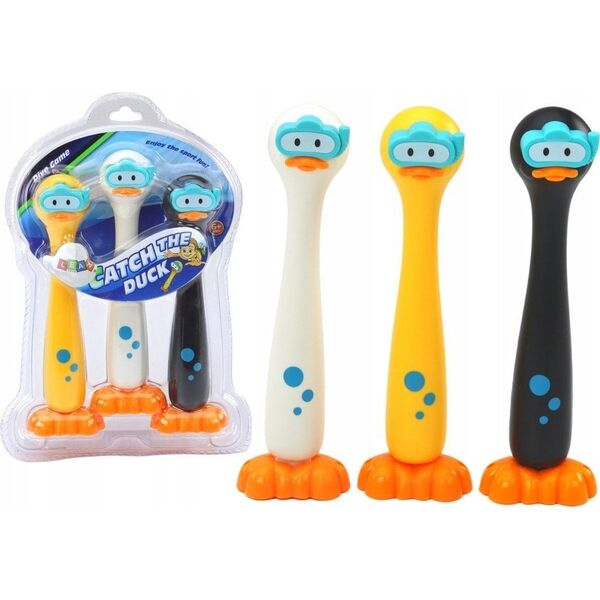 LeanToys Kaczki do Nurkowania Zabawka Do Kąpieli 3 Sztuki 13676024 5905991007425