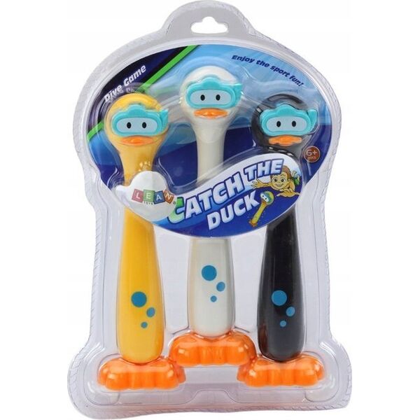 LeanToys Kaczki do Nurkowania Zabawka Do Kąpieli 3 Sztuki 13676024 5905991007425