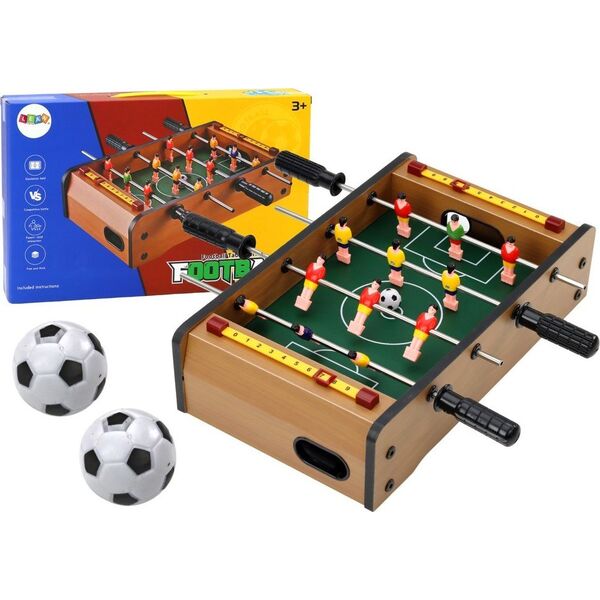 LeanToys Mini Piłkarzyki Stołowe Drewniane 36cm x 21,5cm x 9cm 13676031 5905991007494