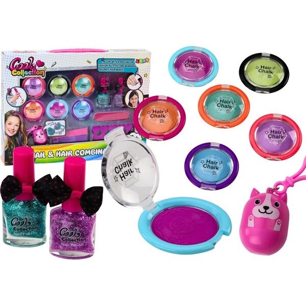 LeanToys Zestaw Piękności Do Makijażu Stylizacji Paznokci Cienie Lakiery 13676087 5905991008606