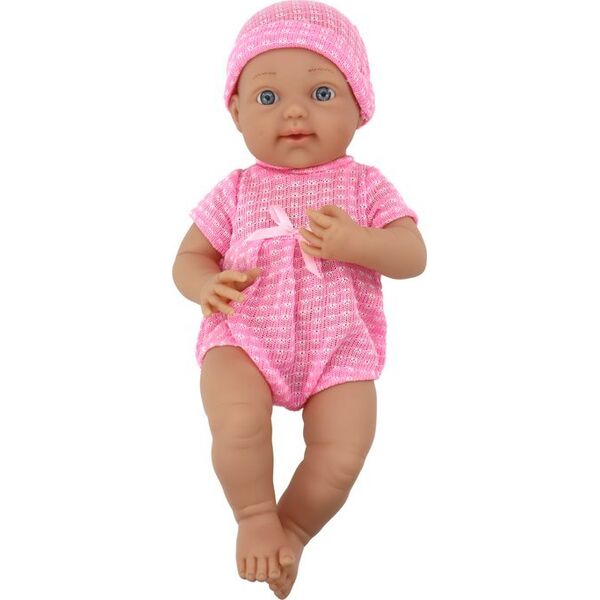 LeanToys Lalka Bobas w Różowym Ubranku Czapeczka Smoczek Kołderka 13676119 5905991009283