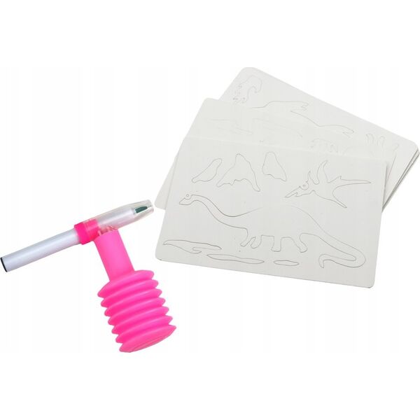 LeanToys Zestaw Kreatywny Dmuchane Flamastry Pisaki Dinozaury 13676157 5905991009863