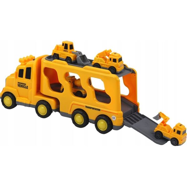 LeanToys Auto Laweta Lora Pomoc Drogowa Pojazdy Budowlane Żółty 13676197 5905991010944
