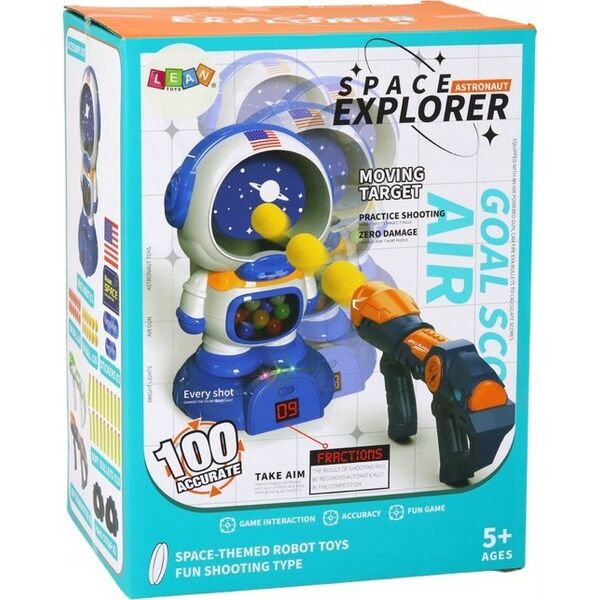 LeanToys Gra Zręcznościowa Strzelanie Do Astronauty 2 Pistolety Kulki Strzałki 13676204 5905991011002