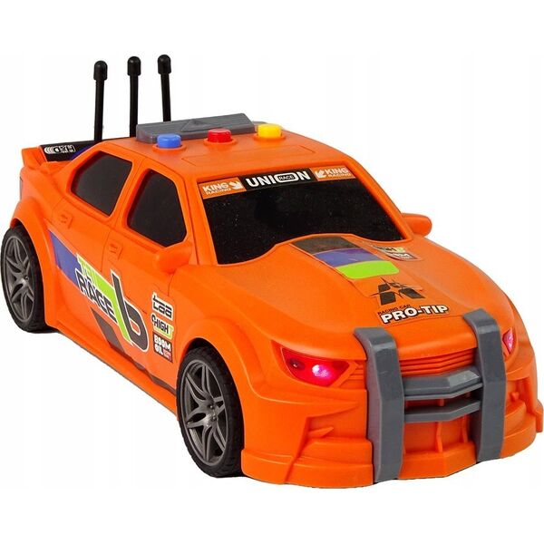 LeanToys Auto Sportowe Wyścigowe 1:16 Pomarańczowy Dźwięk 13676244 5905991012986