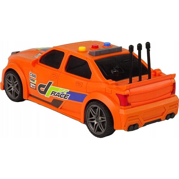 LeanToys Auto Sportowe Wyścigowe 1:16 Pomarańczowy Dźwięk 13676244 5905991012986