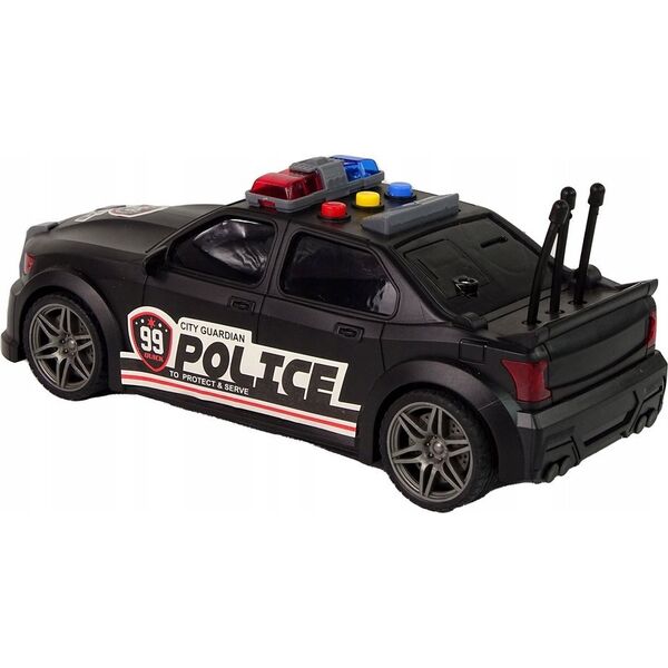 LeanToys Auto Sportowe Policja 1:16 Czarny Dźwięk 13676250 5905991013006