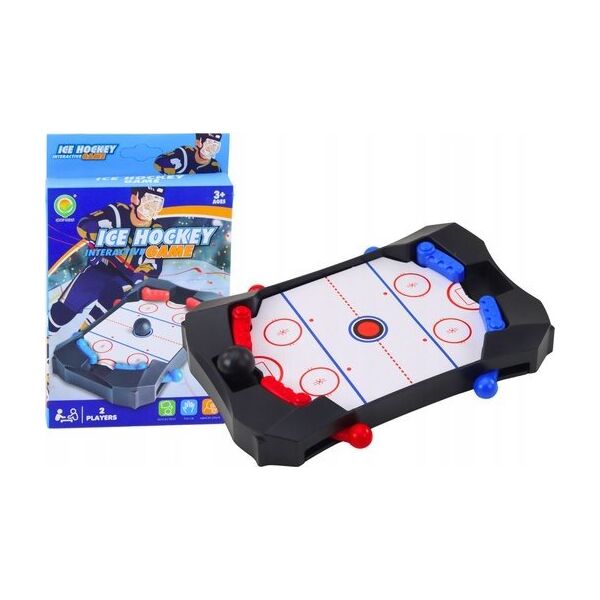 LeanToys Gra Zręcznościowa Mini Gra Hockey Czarna 13676410 5905991016397