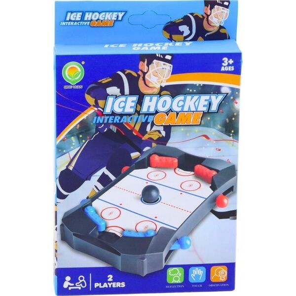 LeanToys Gra Zręcznościowa Mini Gra Hockey Czarna 13676410 5905991016397