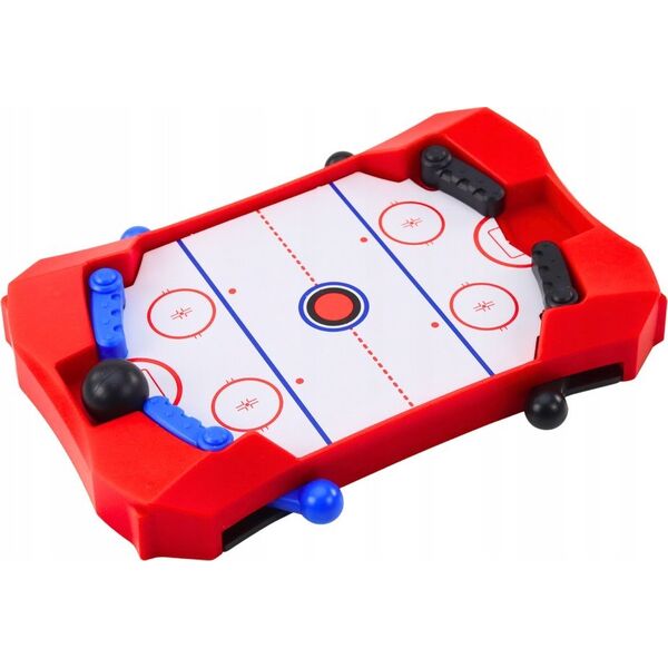 LeanToys Gra Zręcznościowa Mini Gra Hockey Czerwona 13676416 5905991016403
